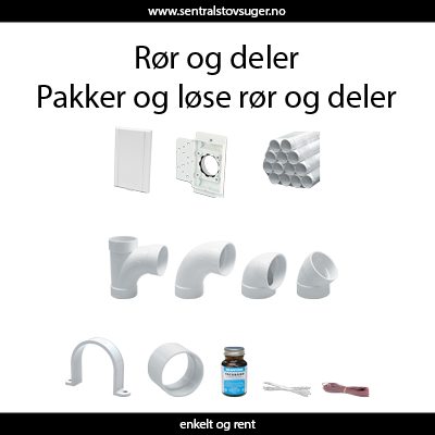 Røropplegg / deler