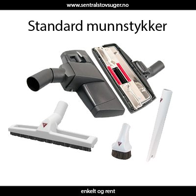 Standard munnstykker