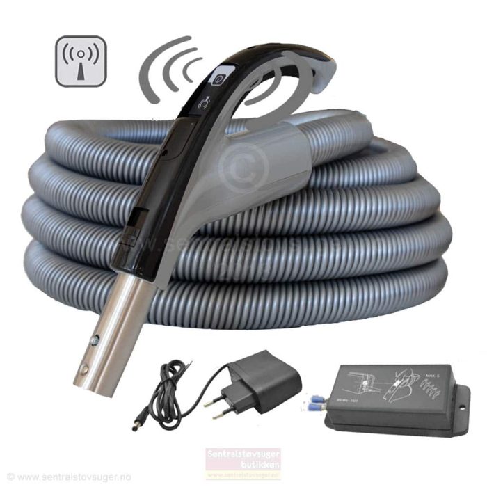 Slange med  trådløs start / stoppbryter på håndtaket inkl. mottaker