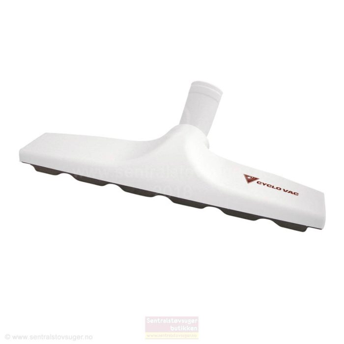 Teppemunnstykke med spor som gir bedre luftstrøm og sugeeffekt