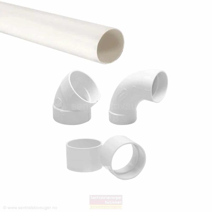Ombyggingskit – Rør og deler for utskifting av sentralstøvsuger